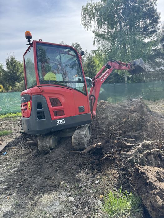 Minikoparka volvo EC15D cesja leasingu