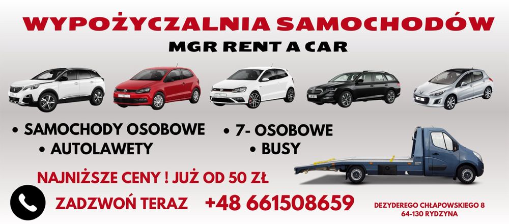 Tanio wynajem samochodu wypożyczalnia samochodów wynajem aut auta
