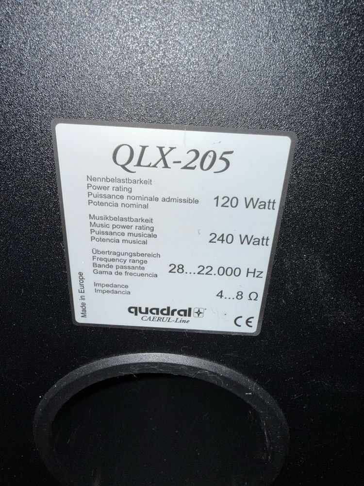 Technics SU-A700 i 2x głośnik Quadral Caerul QLX-205