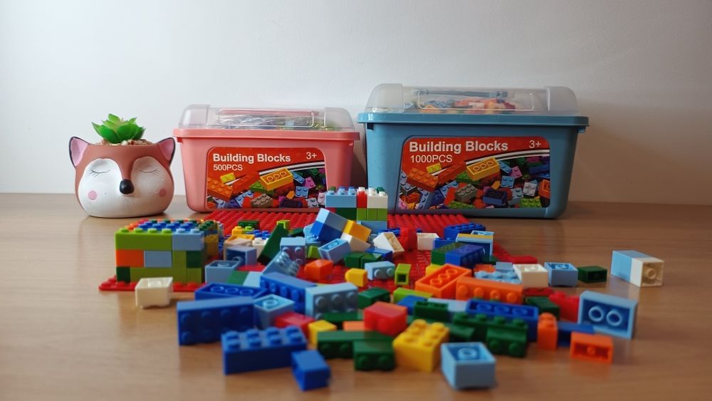 Блоки Лего Lego 1000 шт,500шт,в боксе, конструктор лего