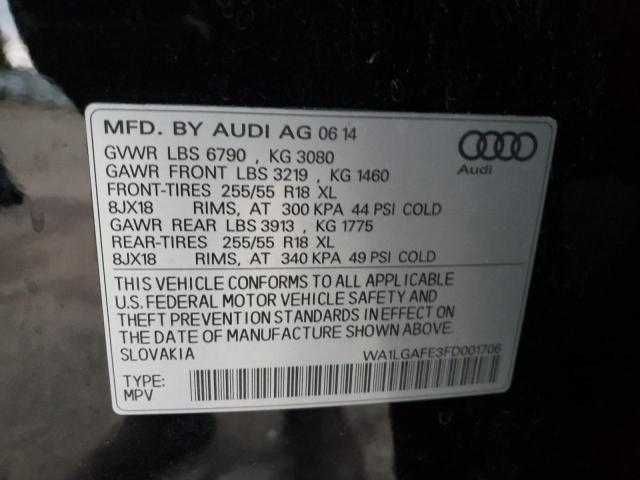 Audi Q7 Premium Plus 2015