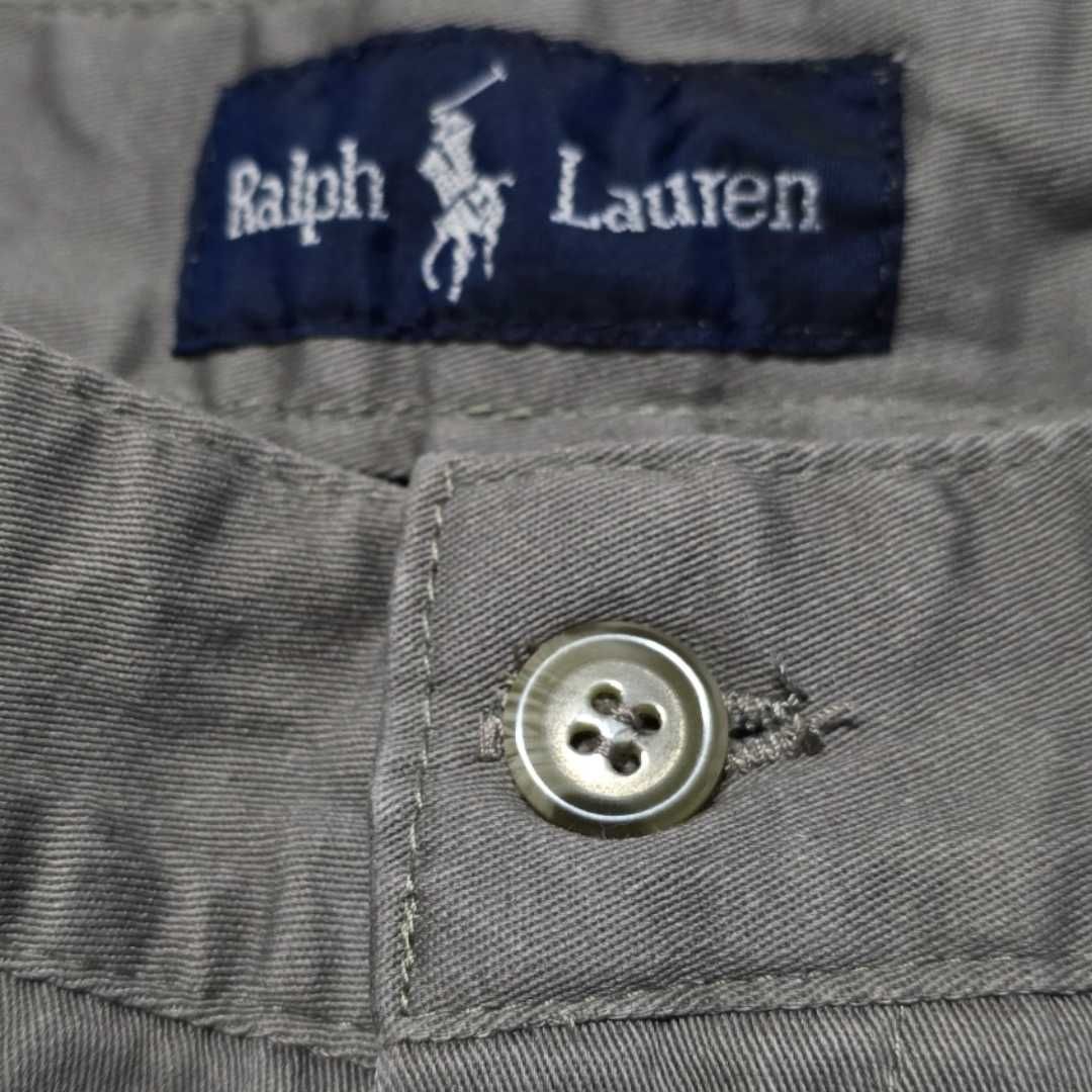 Spodenki krótkie szorty bawełniane Ralph Lauren 100% bawełna szare 36