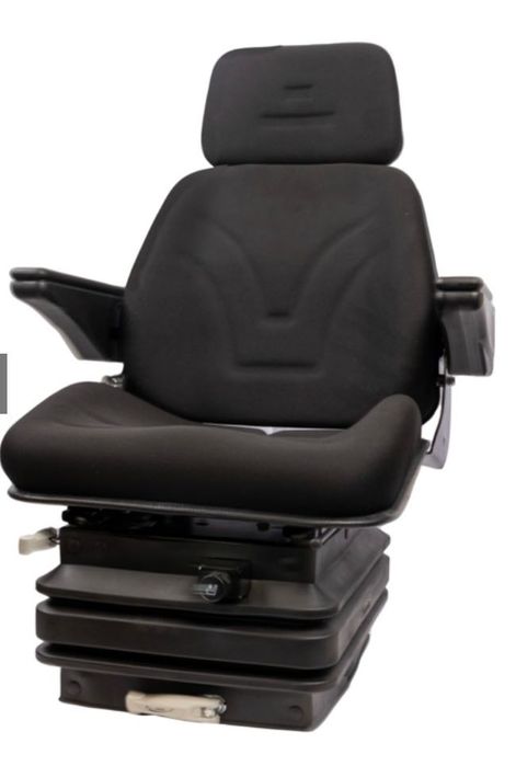Assento de trator preto pneumático