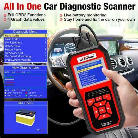 Maquina de Diagnostico KW850 OBDII