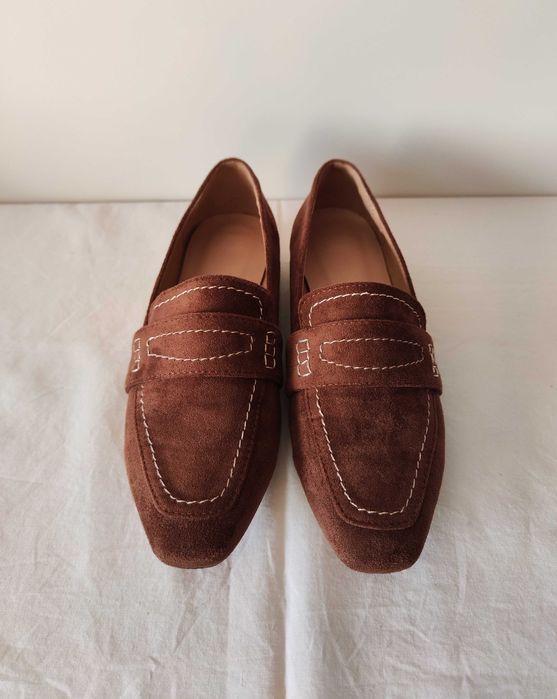 Sapatos Loafer, Castanhos, Modalfa, Tamanho 35