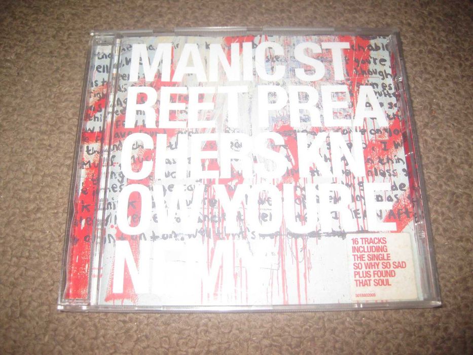 CD dos Manic Street Preachers "Know Your Enemy" Portes Grátis!