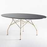 unikatowy KARTELL stół GLOSSY 194 X 120 CM loft retro modern
