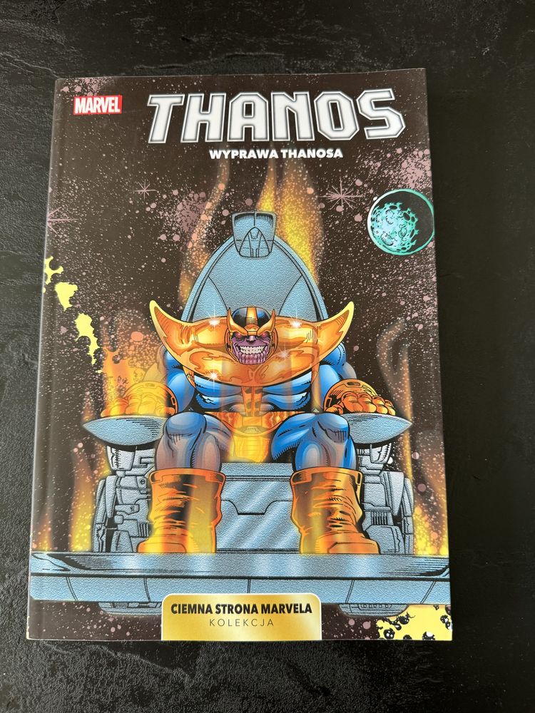 4 x Marvel komiksy: Thanos, Strażnicy Galaktyki, X-Men, Wolverine