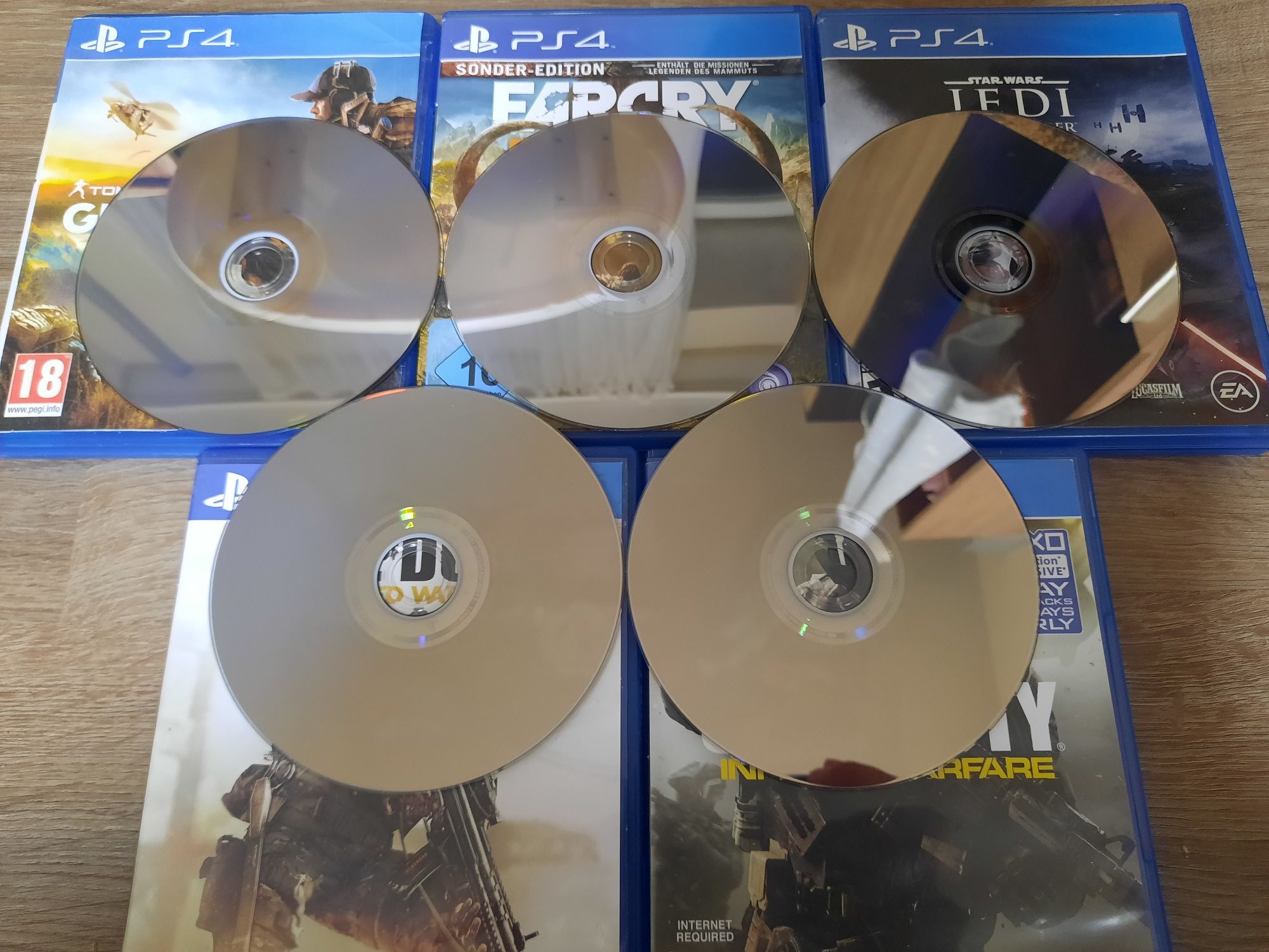 Лот ігор для Sony PS4/5: CoD AW, IW, WW2, Until Dawn, Star Wars, LEGO.