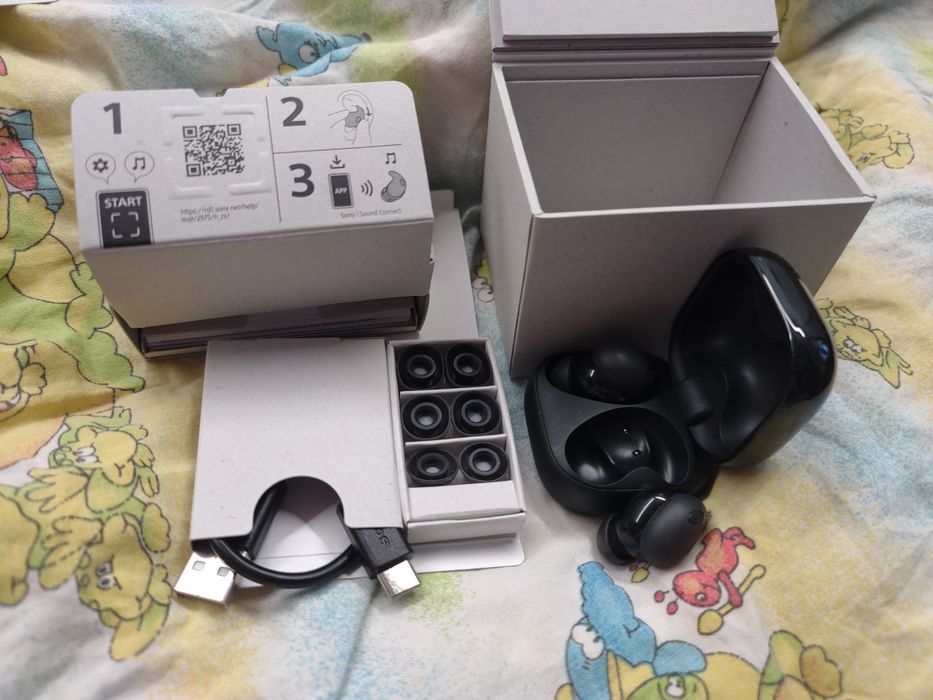 Sony Linkbuds Fit WF-LS910N (шумоподавление, комфорт, Hi-Res, 10часов)