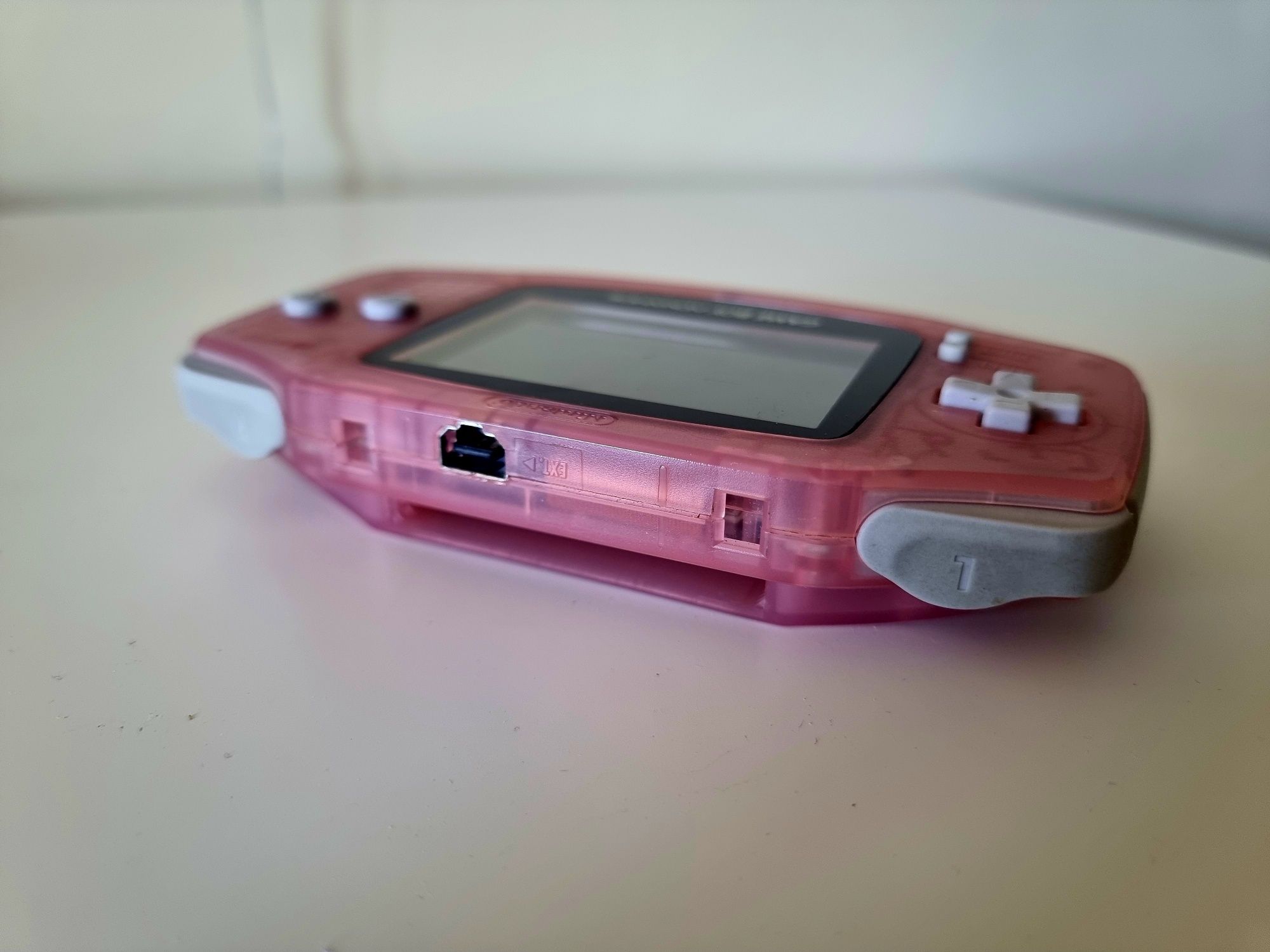 Konsola Gameboy Advance komplet box różowa GBA