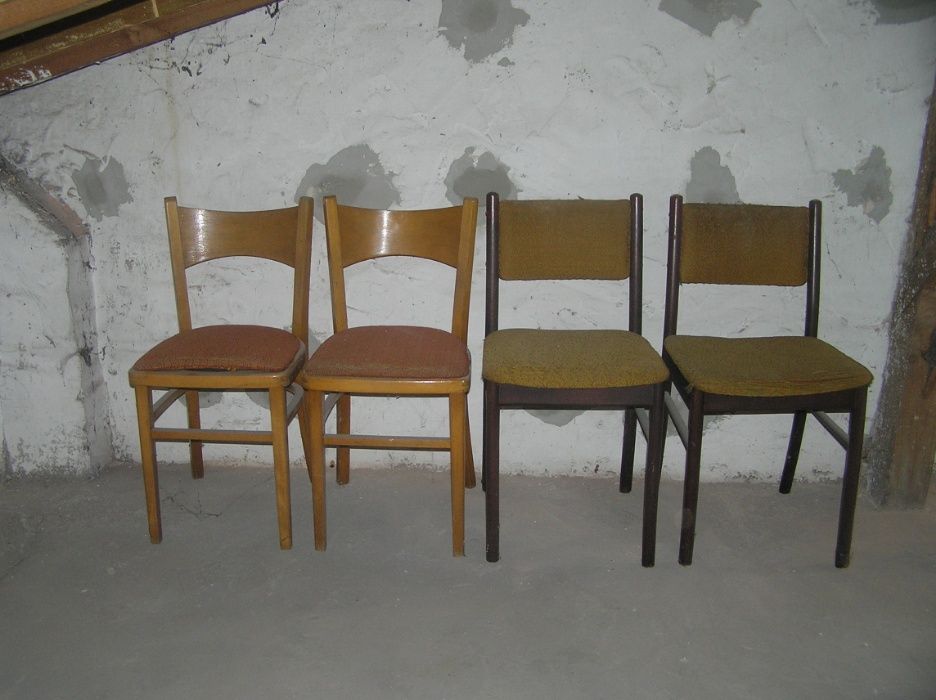 Stare krzesła/krzesło szt 4 czasy PRL-u
