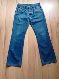 Jeansy męskie szerokie baggy vintage Jeff Banks Jeans 34/32