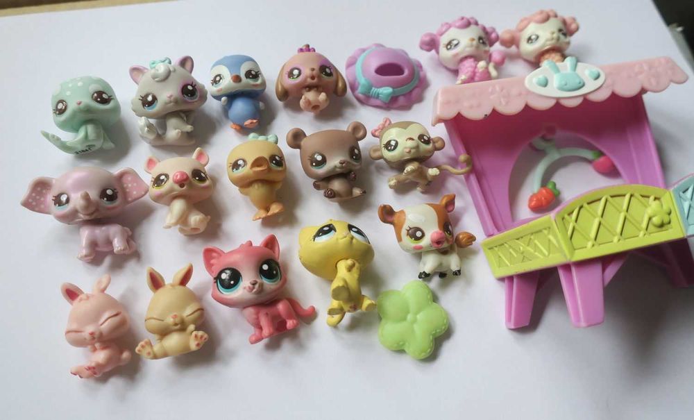 Mały kotek słonik małpka piesek dzidziusie Littlest Pet Shop baby lps
