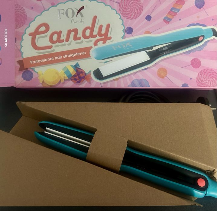 Prostownica fox candy niebieska