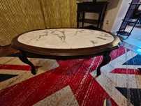 Mesa de centro em mogno