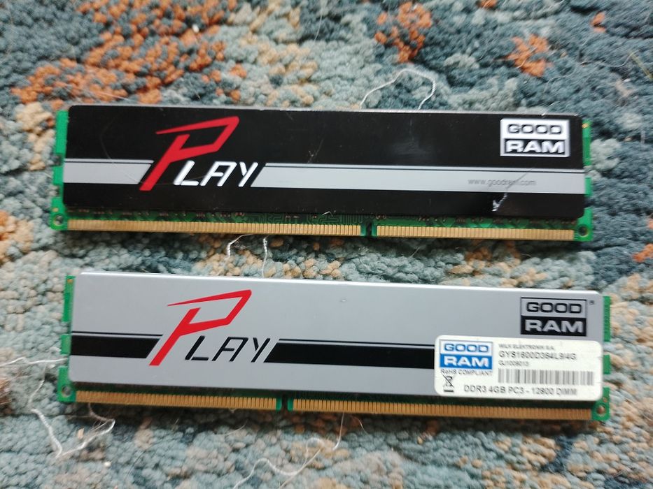 Zestaw części komputerowych (obudowa+zasilacz+ram 8gb DDR3+chłodzenie)