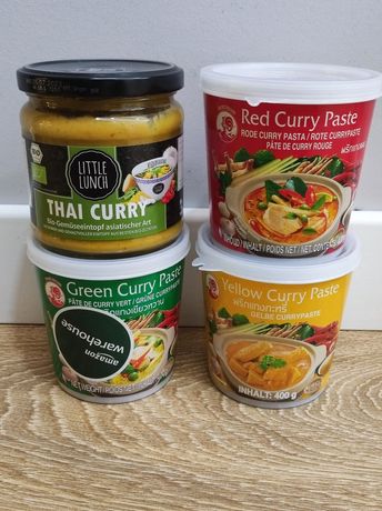 Zestaw pasta Curry 4 rodzaje ostrości