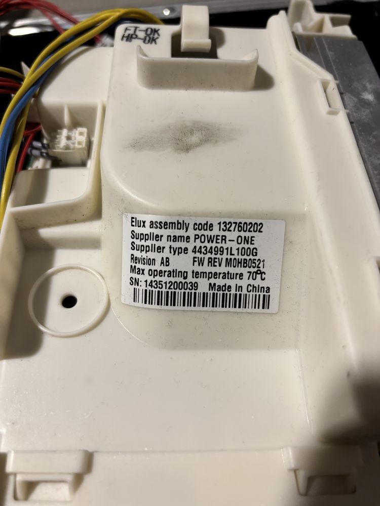 Programator do pralki Elektrolux EWS 11277FW