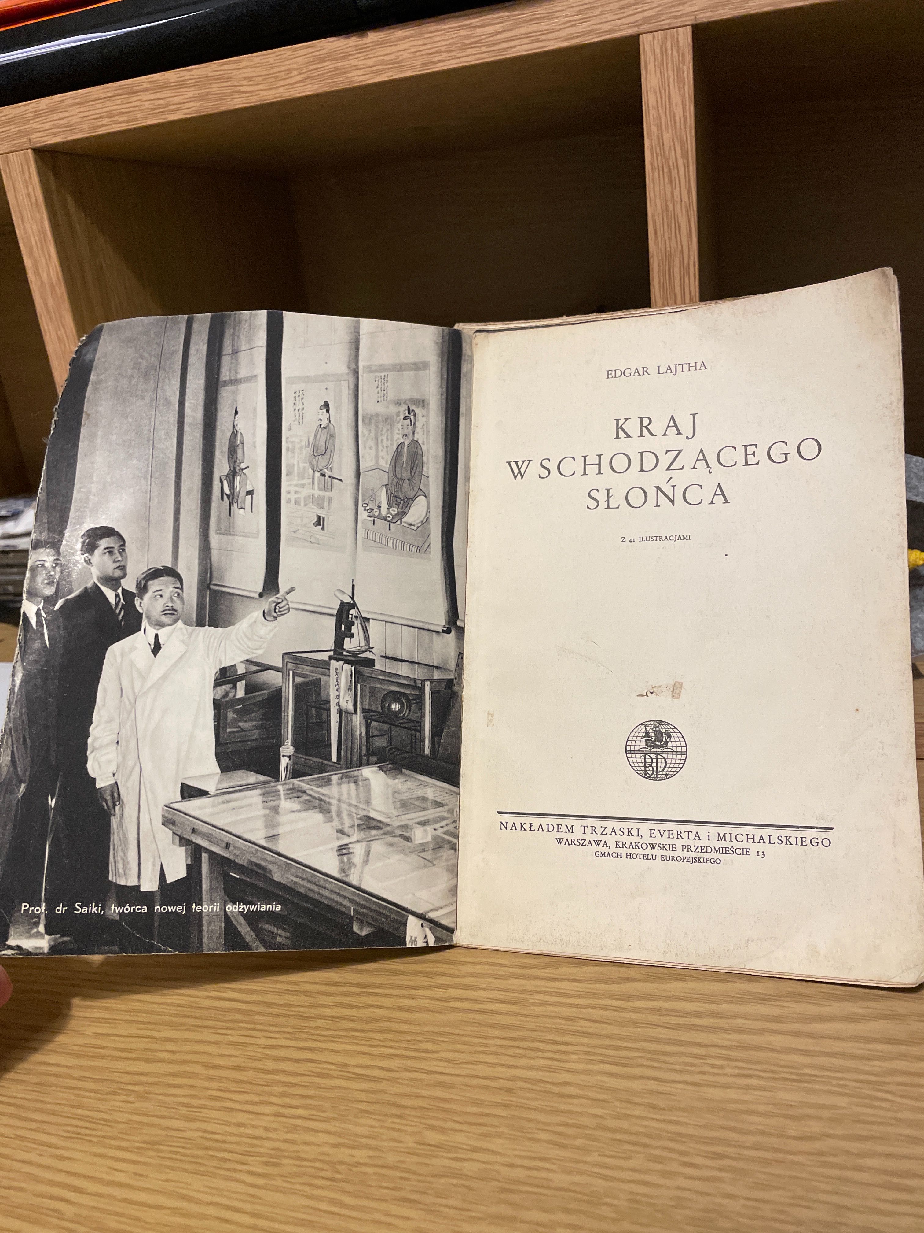 Książka- Kraj Wschodzącego Słońca/ Edgar Lajtha