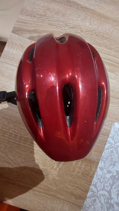 Kask rowerowy S ochronny Poly Air dziecięcy hulajnoga rower 52-56