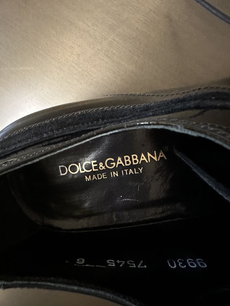 Мужские туфли Dolce Gabbana оригинал