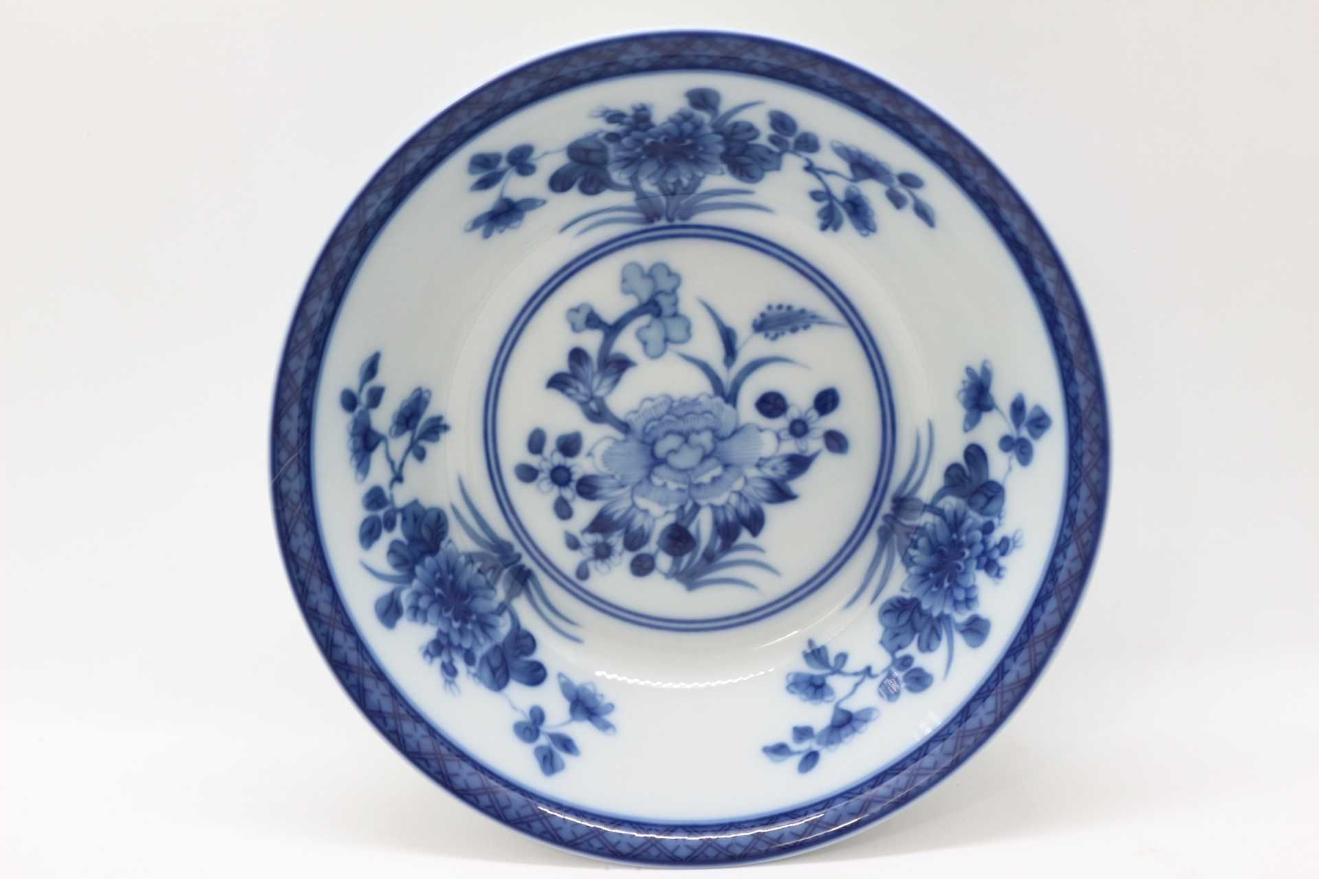 Taça de Cereais Coleção Blue Canton Mottahedeh Vista Alegre 1992