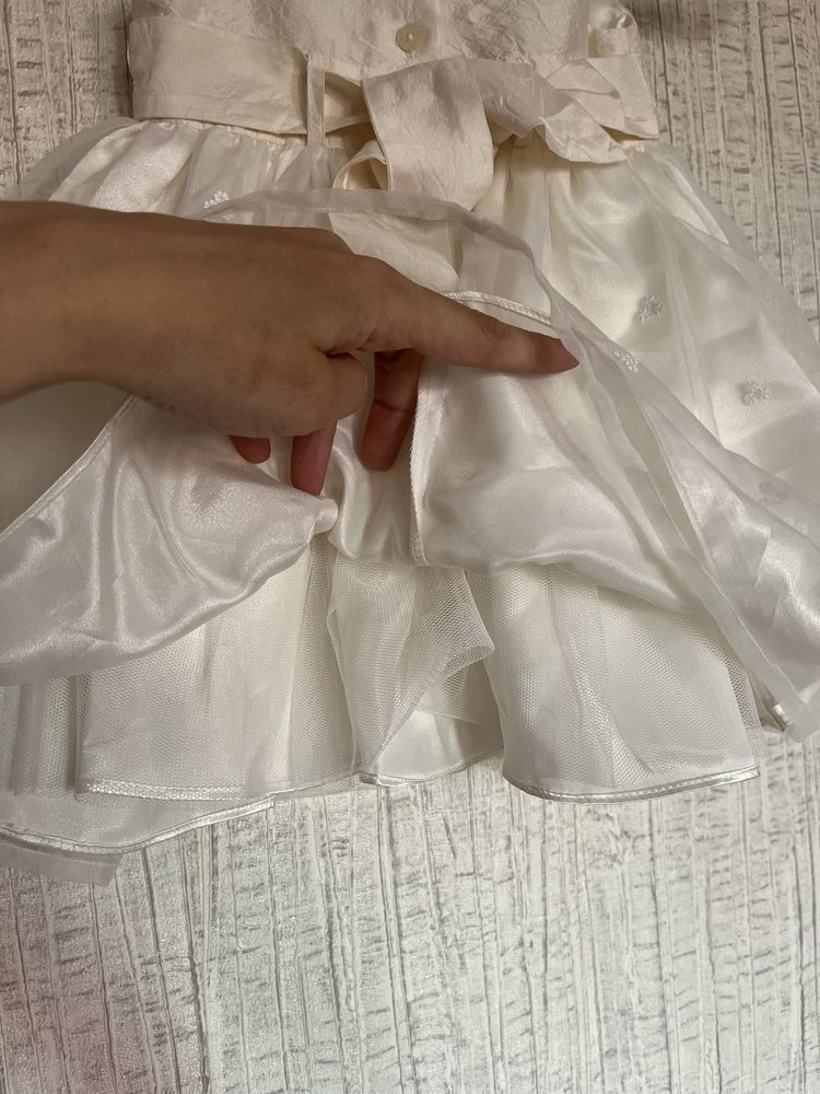 Нарядное платье для девочки для новорожденного 3-6 месяцев