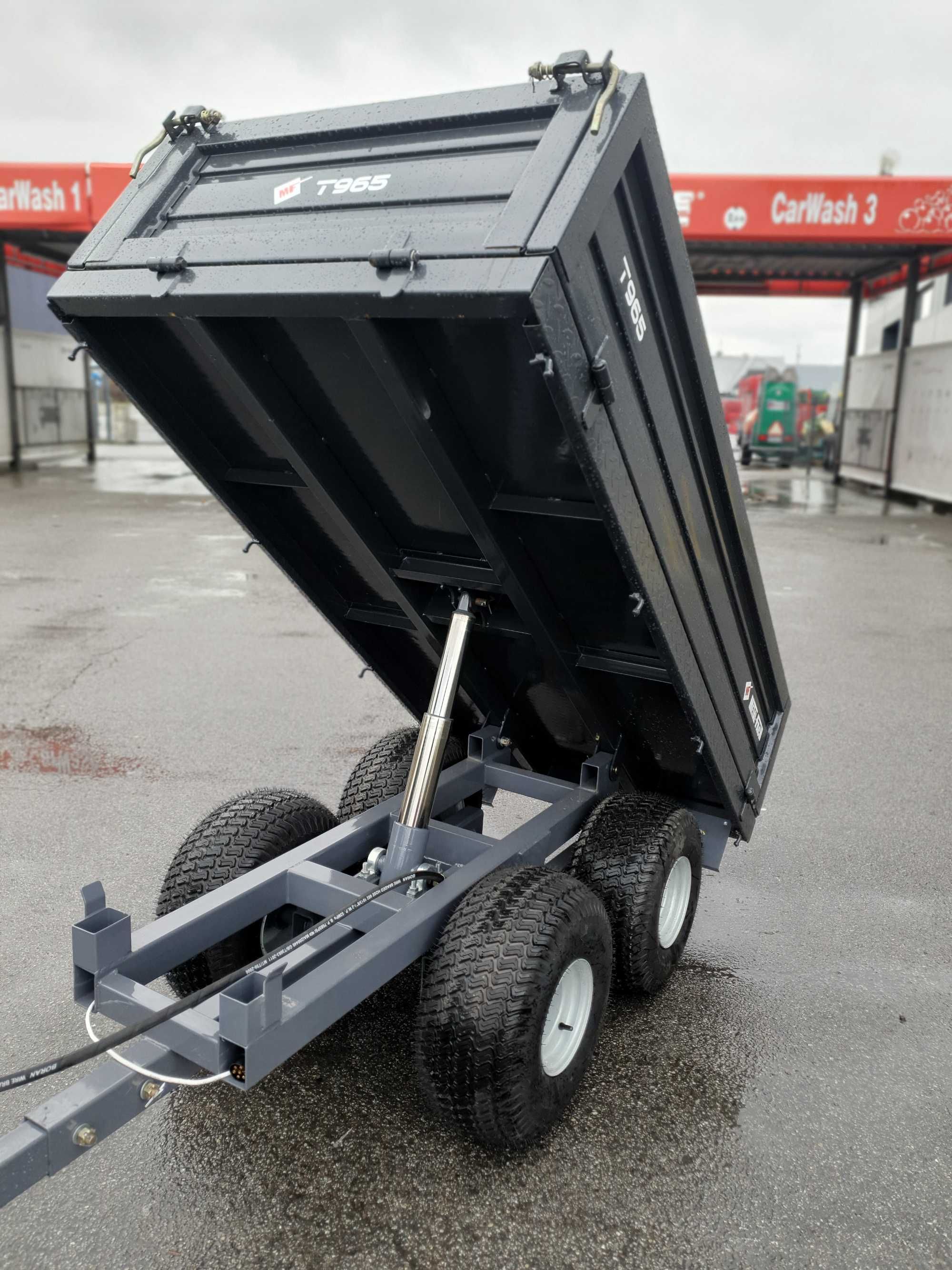 Przyczepka do Mini Ciągnika - Mini traktorka Metal-Fach T965 1,5 T