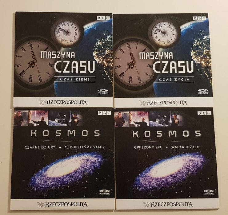 Kosmos. Maszyna czasu. 2 serie na 4 płytach VCD.