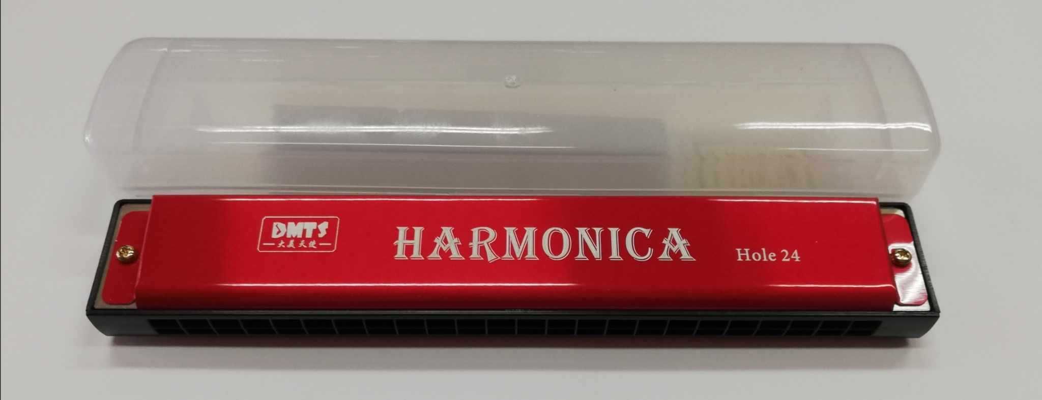 Harmonijka ustna dwurzędowa HD-24 RED