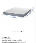Materac 140x200 VESTMARKA IKEA