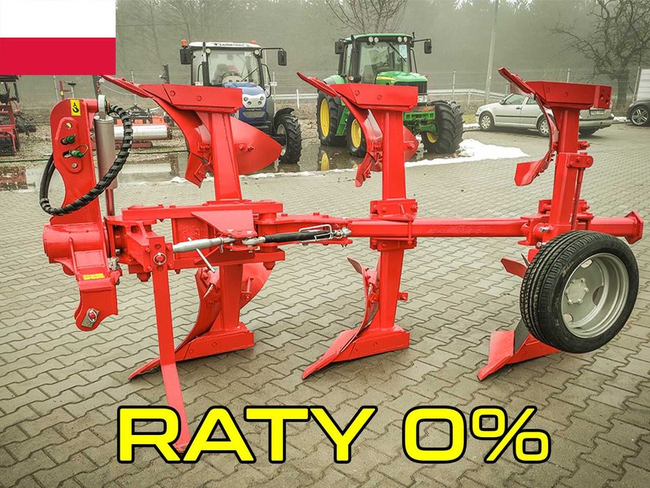 Pług obrotowy skibowy jednobelkowy do orki dostawa Raty PRODUCENT