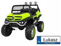 Samochód terenowy dla dzieci Unimog Zielony JL199