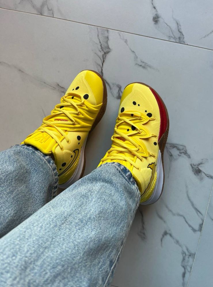 БЕЗ ПЕРЕДОПЛАТ‼️ високі кросівки Nike Kyrie 5 Spongebob Squarepants