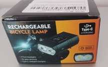 Lampka rowerowa przednia. USB. NOWA