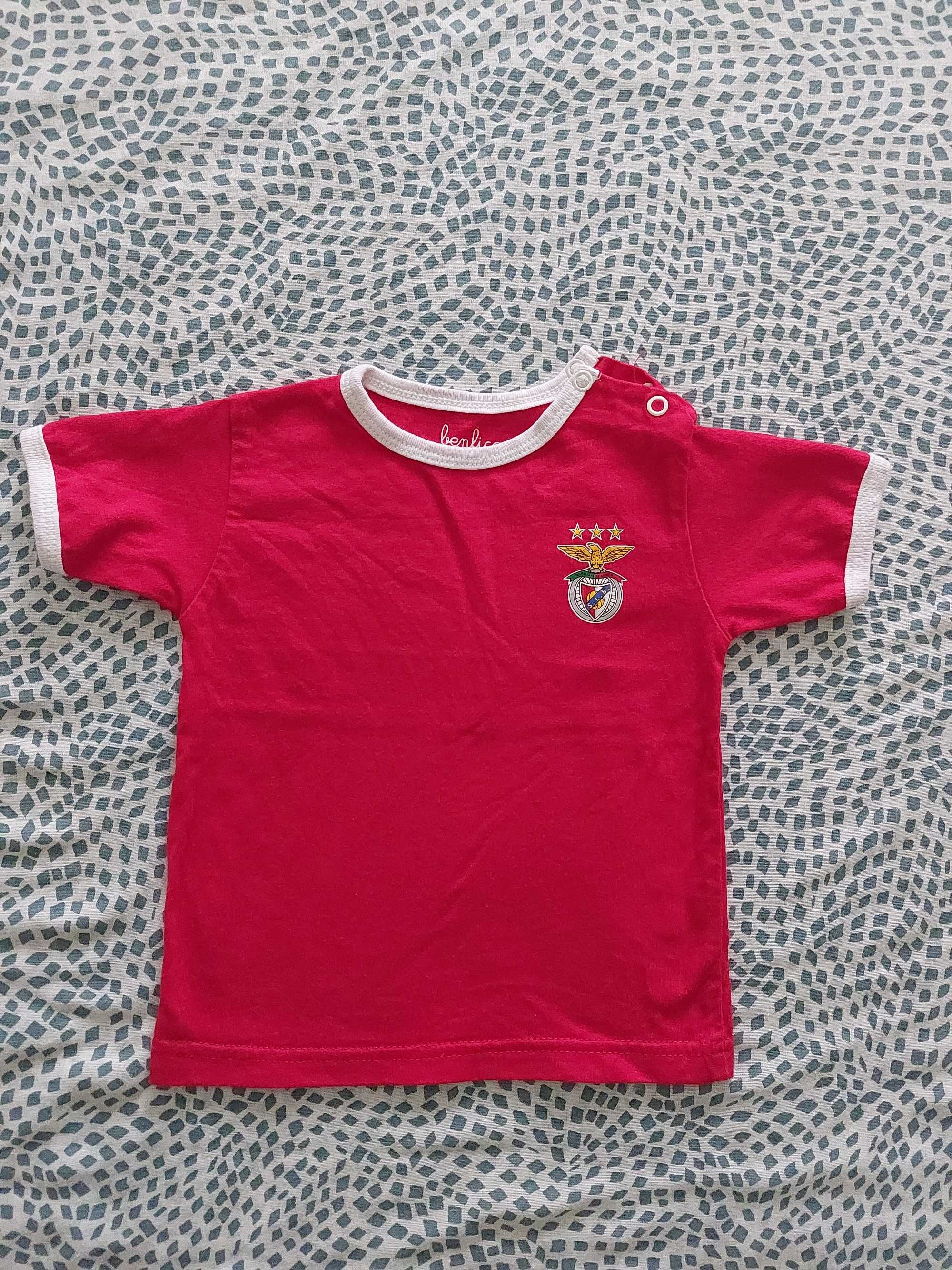 Camisola SLB Oficial - Infantil - Tamanho 80/86 [COMO NOVA]