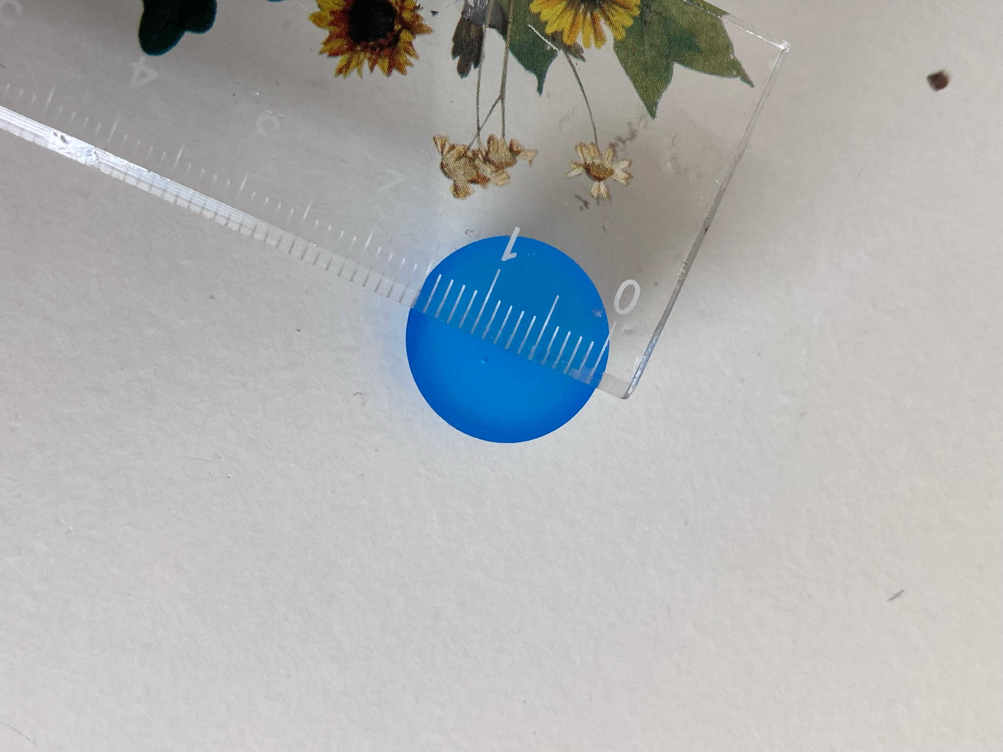 niebieskie zimowe oczy dla lalek bjd oczy 15 mm płatek śniegu