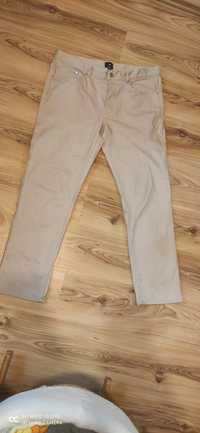NOWE Spodnie beżowe dżinsowe jeansy XL !! H&M 36/34
