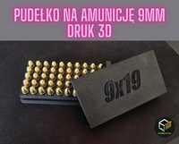 Pudełko box na amunicję 9mm parabellum PERSONALIZACJA - druk 3D