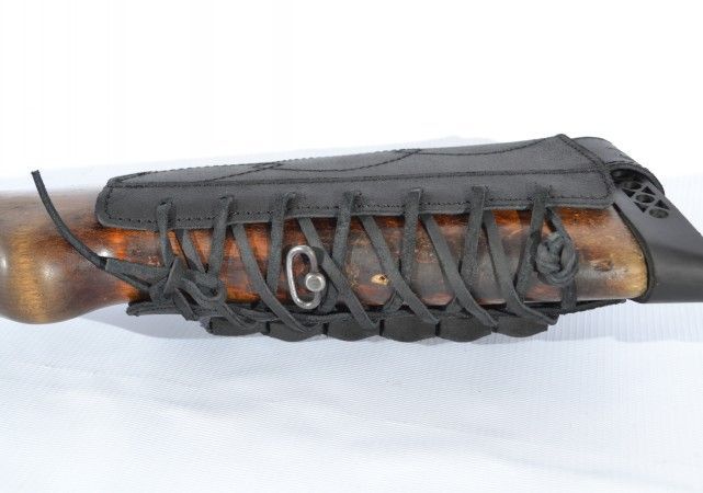 Патронташ на приклад натуральная кожа на шнуровке цвета в наличии