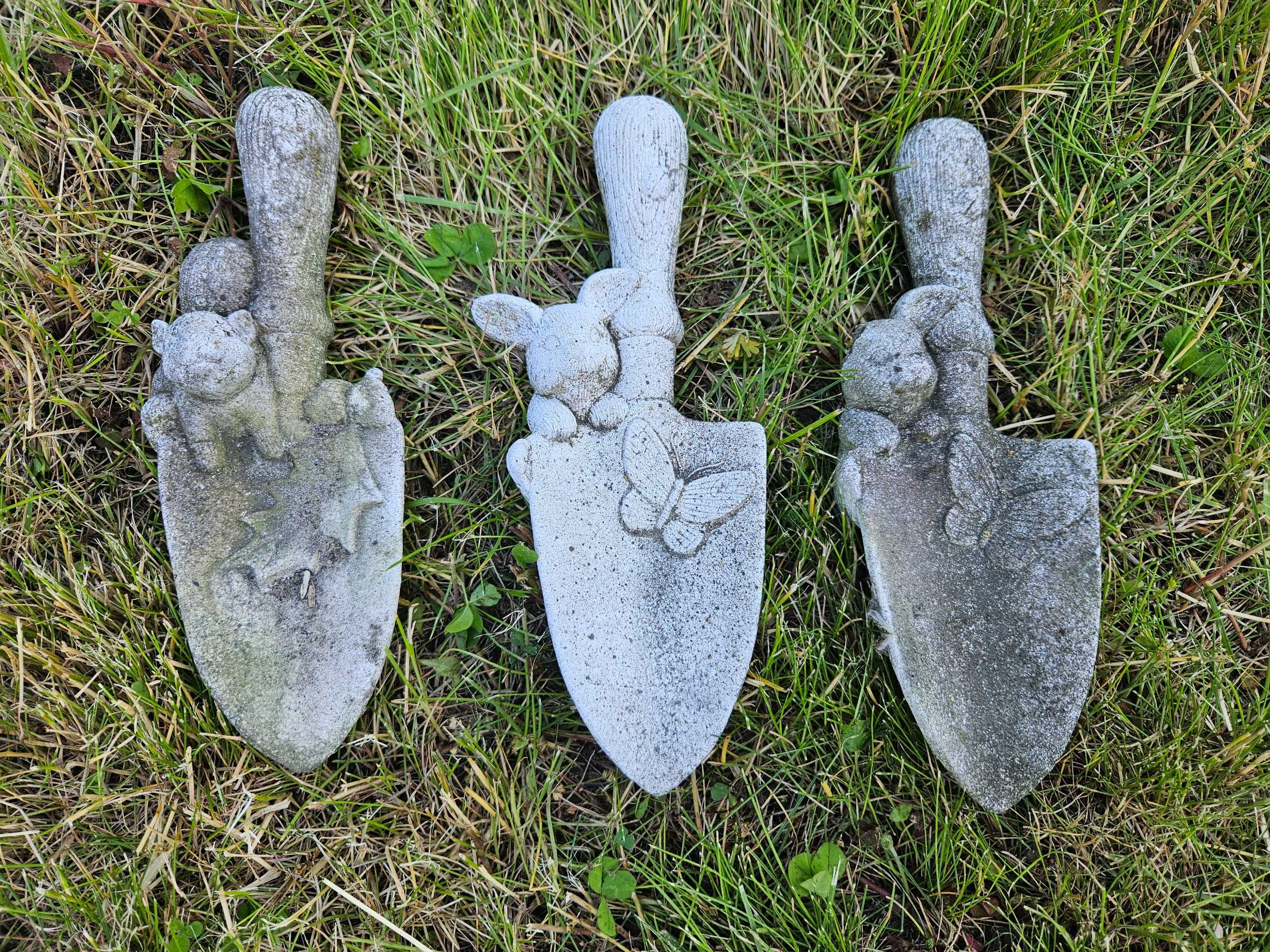 Piękne figurki łopatki z betonu do ogrodu - Tanio