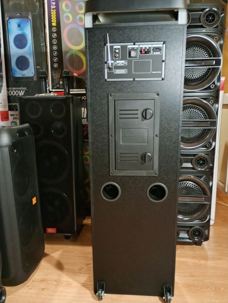 Караоке акустика Temeisheng-301(блютуз,microSD,USB,FM) ПультДУ, 2микро