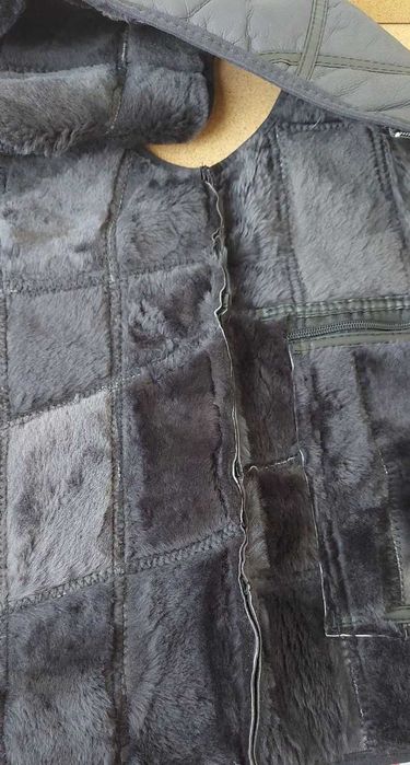 Жилет мужской, кожаный, на натуральной овчине, новый, р. XL, Турция
