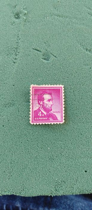 Lincoln 4c fioletowy