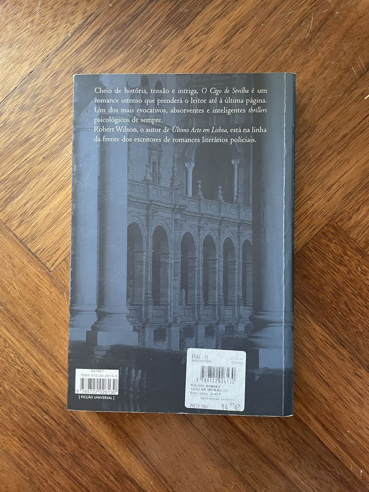 Livro: O Cego de Sevilha (livro 1) de Robert Wilson