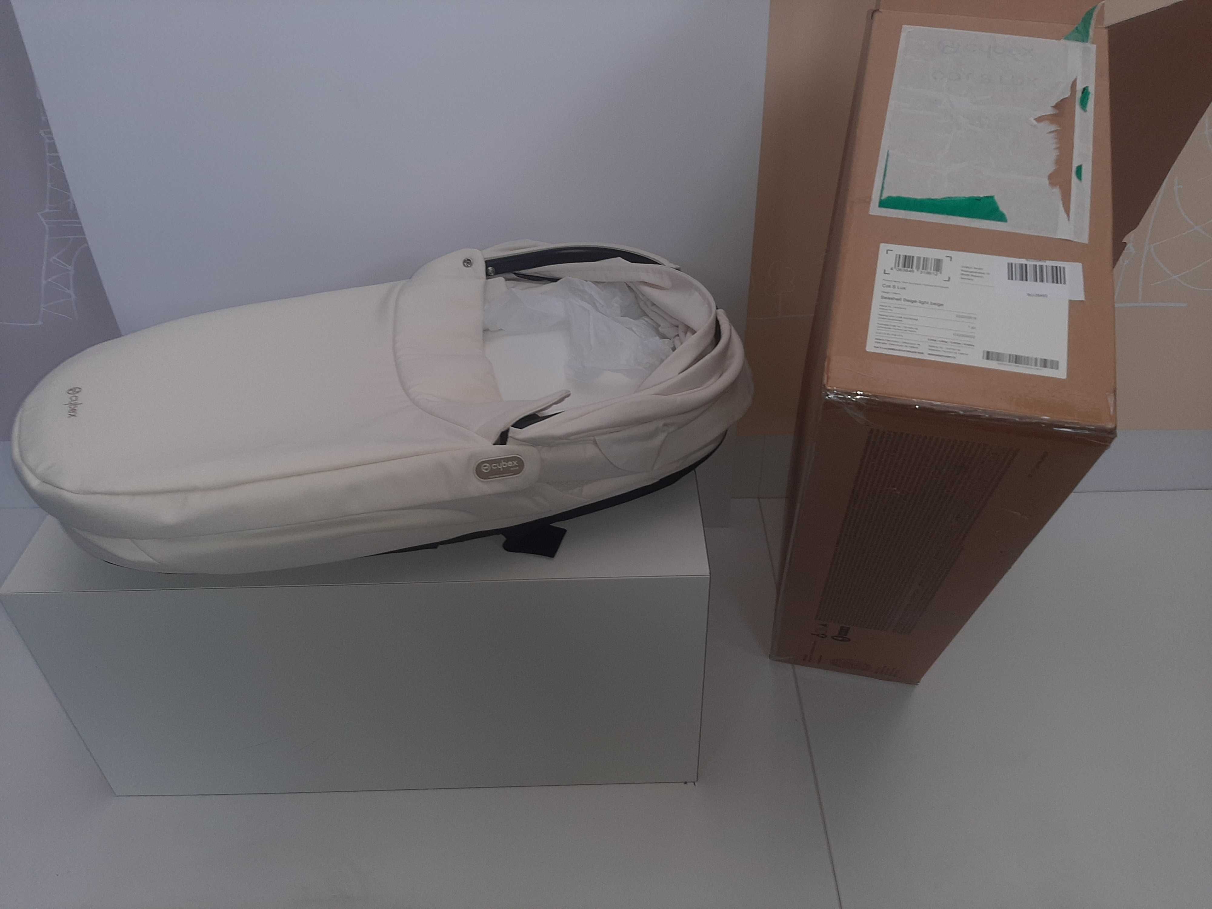 Gondola Cybex Cot S Lux Seashell Beige do wózka Balios i Talos