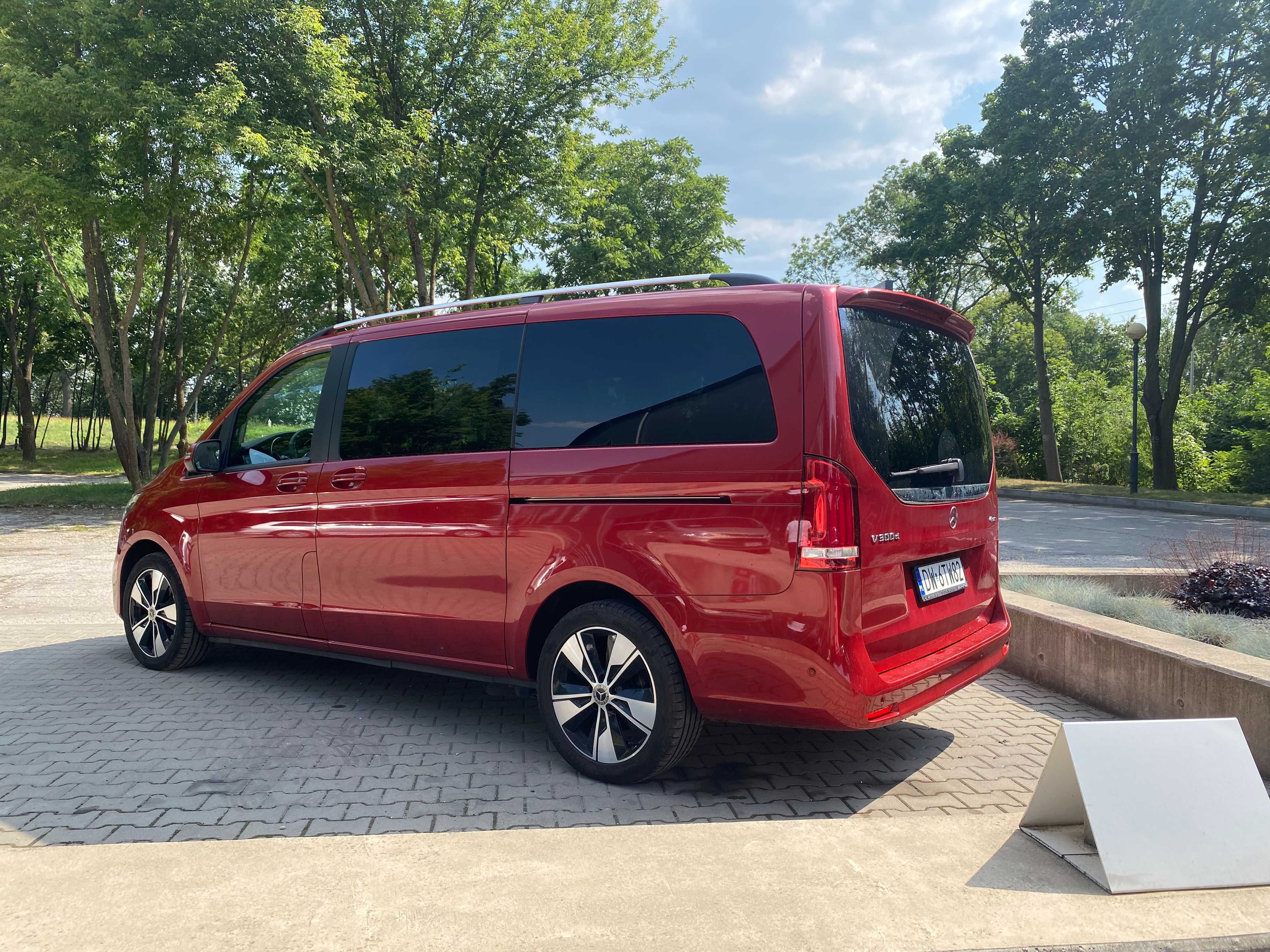 Wynajem Mercedes V-klasa 300D bus premium wakacje  wyjazdy
