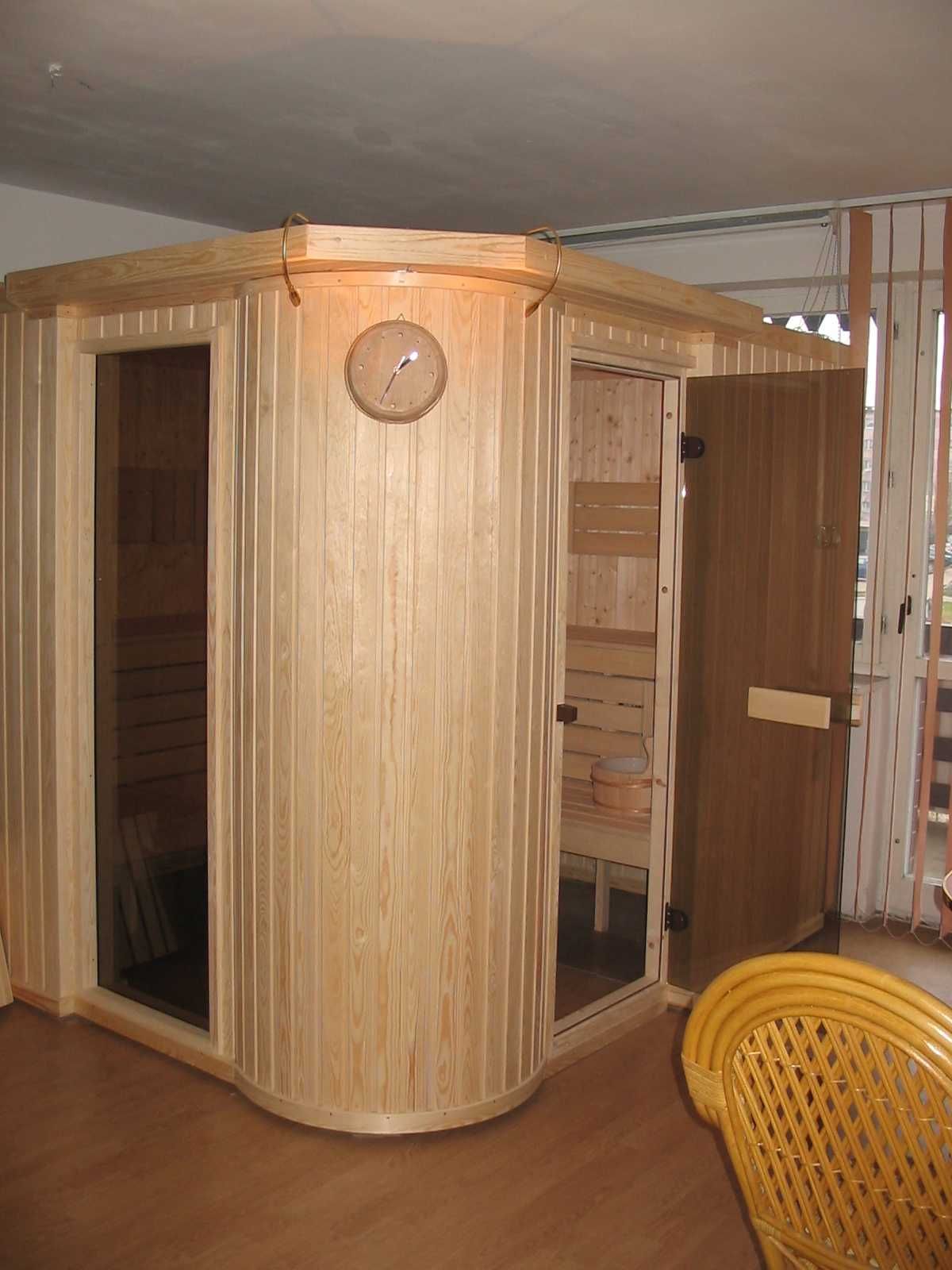 sauna fińska z ekspozycji