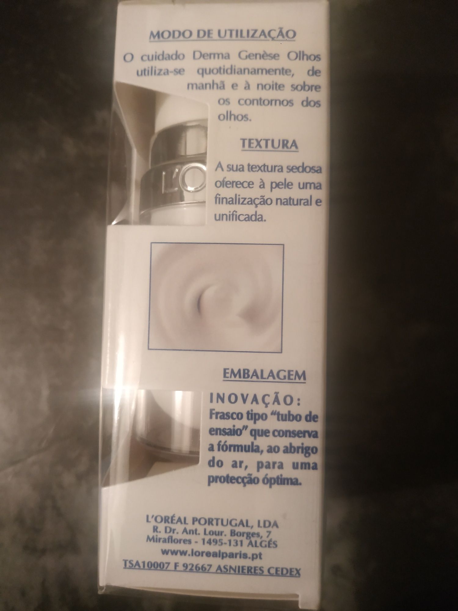 Derma Genese L'Oreal contorno dos olhos